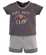 BROWN T-SHIRT + SHORTS Sucre Orge
