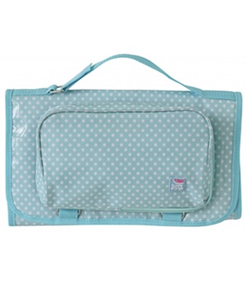 TURQUOISE BLUE TRAVEL CHANGING MAT Sucre Orge