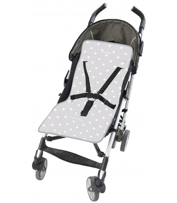 GREY "CLOUD" STROLLER PAD Sucre Orge