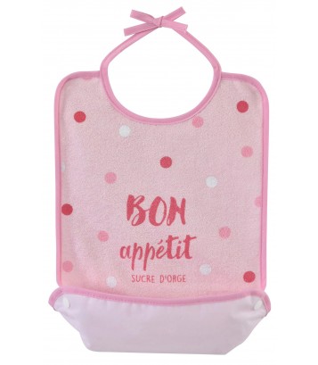 PINK 2 BIBS SET Sucre Orge
