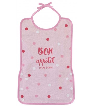 PINK 2 BIBS SET Sucre Orge
