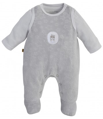 GREY ROMPER + T-SHIRT Sucre Orge