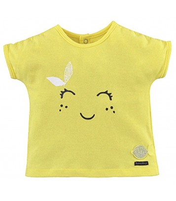 YELLOW BABY GIRL T-SHIRT Sucre Orge