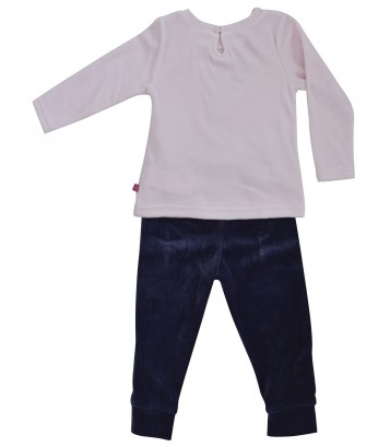DARK GREY/PINK GIRL PYJAMAS 2/8 YEARS Sucre Orge