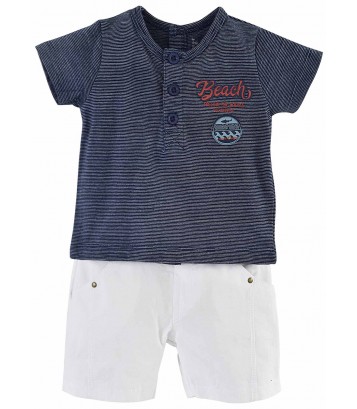 BABY SHORTS + T-SHIRT "PACIFIC WAVE" Sucre Orge