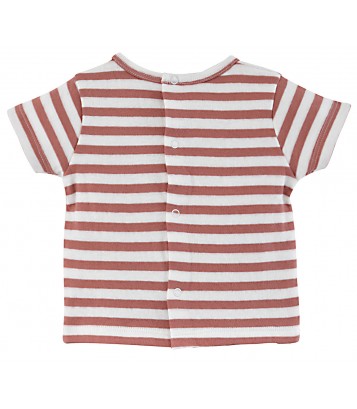 BABY SHORTS + STRIPED T-SHIRT "NEW ADVENTURE" Sucre Orge