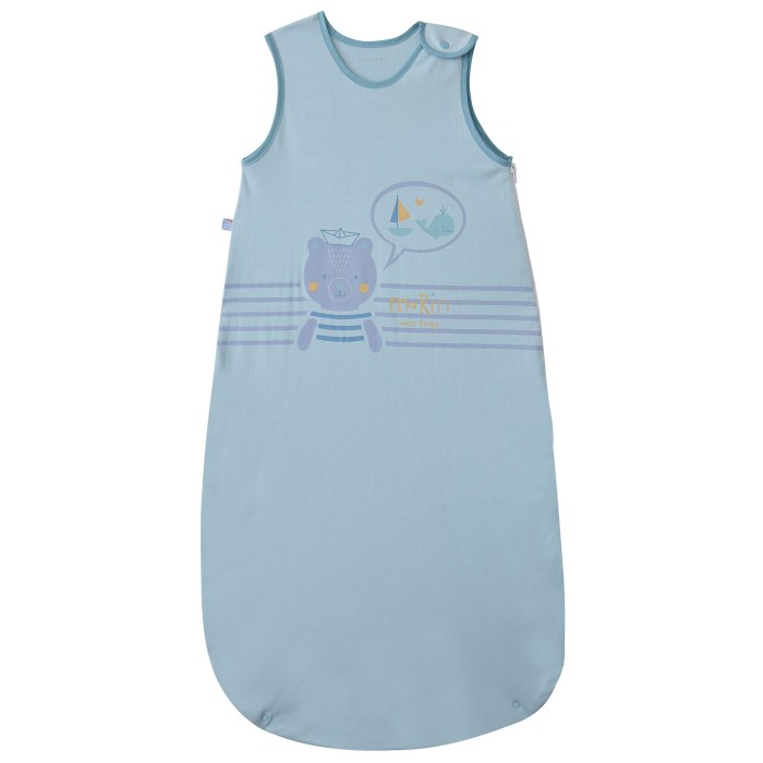 blue baby sleeping bag