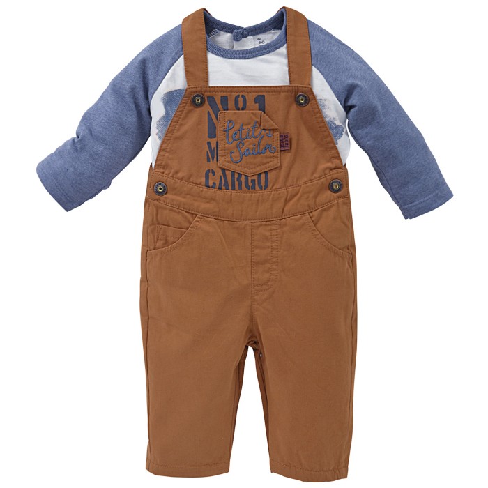 baby khaki overalls