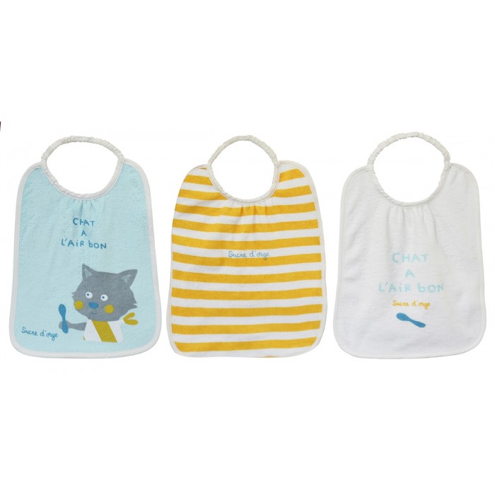 Cat 3 Baby Bibs Set The Maternity Suitcase 1st Day