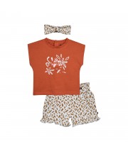 TSHIRT SHORT BANDEAU NAE Sucre Orge