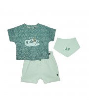 TSHIRT SHORT BAVOIR NYLS Sucre Orge
