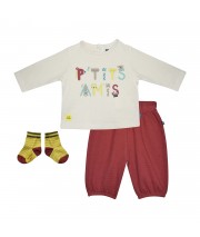 TSHIRT PANTALON CHAUSSETTES NILS Sucre Orge