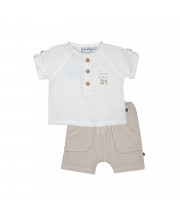 CHEMISE BERMUDA OLIVER Sucre Orge