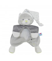 GREY "CAT" PHOSPHORESCENT SOFT TOY