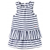 STRIPED DRESS "FLAMANT ROUGE"