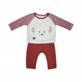 BABY T-SHIRT AND TROUSERS FOOTING