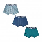 BABY SET OF 3 BOXERS SHORTS JAKE