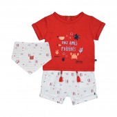 BABY TEE SHIRT SHORTS BIB GAEL