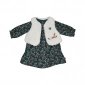 BABY DRESS SLEVELESS CARDIGAN MONA