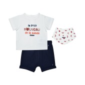 BABY TEE SHIRT SHORTS BIB LEE