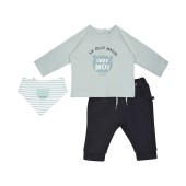 BABY TSHIRT TROUSERS BIB PETER