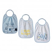 BLUE 3 BIBS SET BRIAC