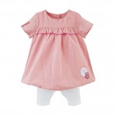 BABY PINK DRESS + LEGGINGS