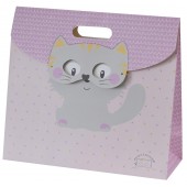 "CAT" PINK BAG GIFT WITH FLAP SUCRE D'ORGE