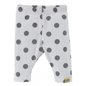 GREY POLKA-DOT GIRL T-SHIRT 3/8Y