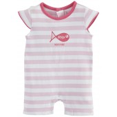 PINK STRIPED SHORT ALL-IN-ONE