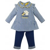 BABY NAVY BLUE TROUSERS SET