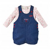 T-SHIRT AND DUNGAREES DOROTHEE