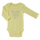YELLOW/PRINTED BABY 2 BODIES SET Sucre Orge
