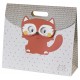 SAC CADEAU "RENARD" BEIGE Sucre d'orge