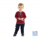 NAVY BLUE/RED BABY TROUSERS + T-SHIRT Sucre Orge