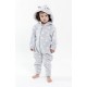GREY HOODED OVERALL 2/8 YEARS Sucre Orge