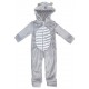 STRIPED HOODED OVERALL 2/8 YEARS Sucre Orge