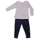 DARK GREY/PINK GIRL PYJAMAS 2/8 YEARS Sucre Orge