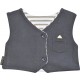 DARK GREY WAISCOAT  2/8 YEARS Sucre Orge