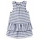 ROBE SANS MANCHES A VOLANTS sucre d'orge