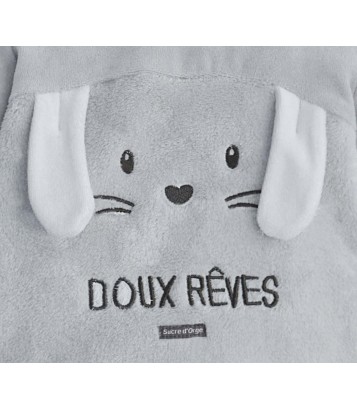 GREY 2-PIECES BABY SLEEPSUIT Sucre Orge