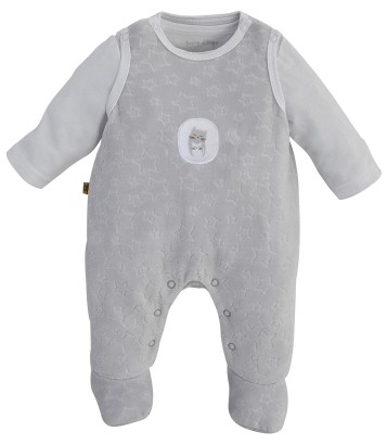 GREY ROMPER + T-SHIRT Sucre Orge