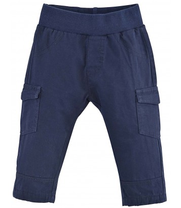 NAVY BLUE/RED BABY TROUSERS + T-SHIRT Sucre Orge