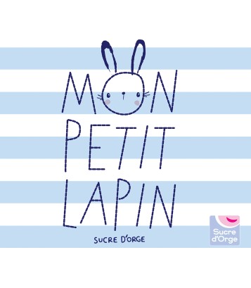 STRIPED BLUE SHORTS + T-SHIRT SET Sucre Orge