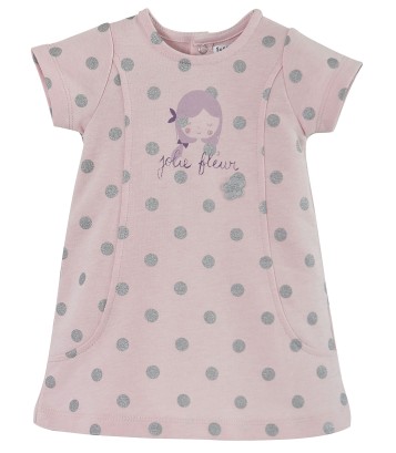 PINK POLKA-DOT DRESS Sucre Orge