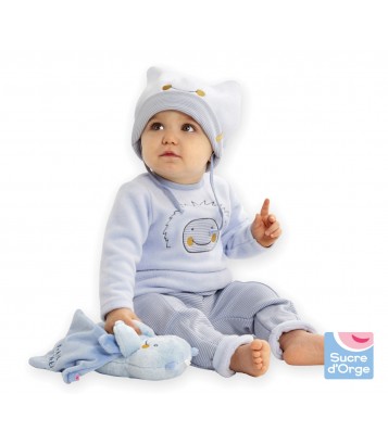 BLUE BABY BOY HAT Sucre Orge