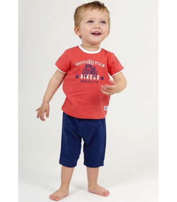 BABY SHORTS + T-SHIRT "BIKERS" Sucre Orge
