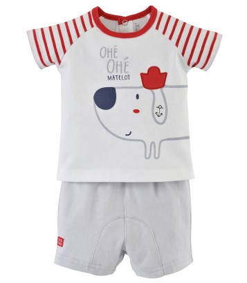 "DOG" BABY BOY SHORTS + T-SHIRT Sucre Orge