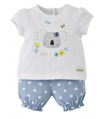 BABY GIRL "KOALA" SHORTS + T-SHIRT Sucre Orge