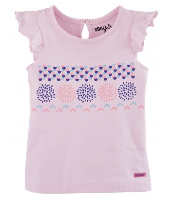 GIRL PINK PRINTED T-SHIRT Sucre Orge